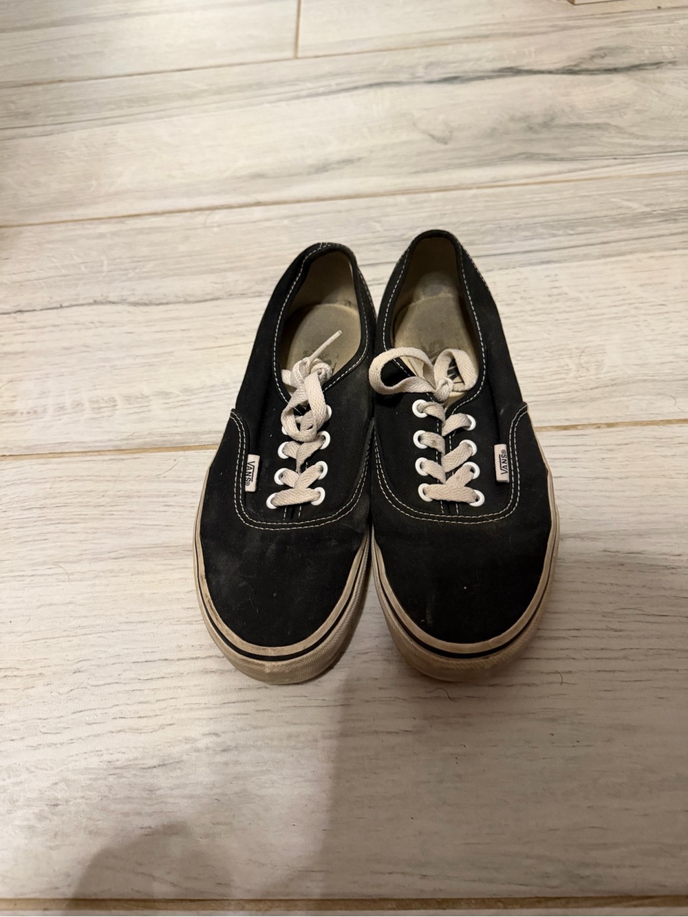 Vans Authentic Black Canvas Sneakers